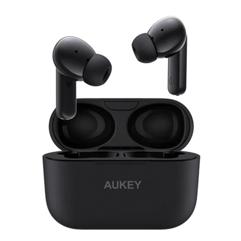 aukey tws true wireless earbuds with anc active noise cancellation ipx5