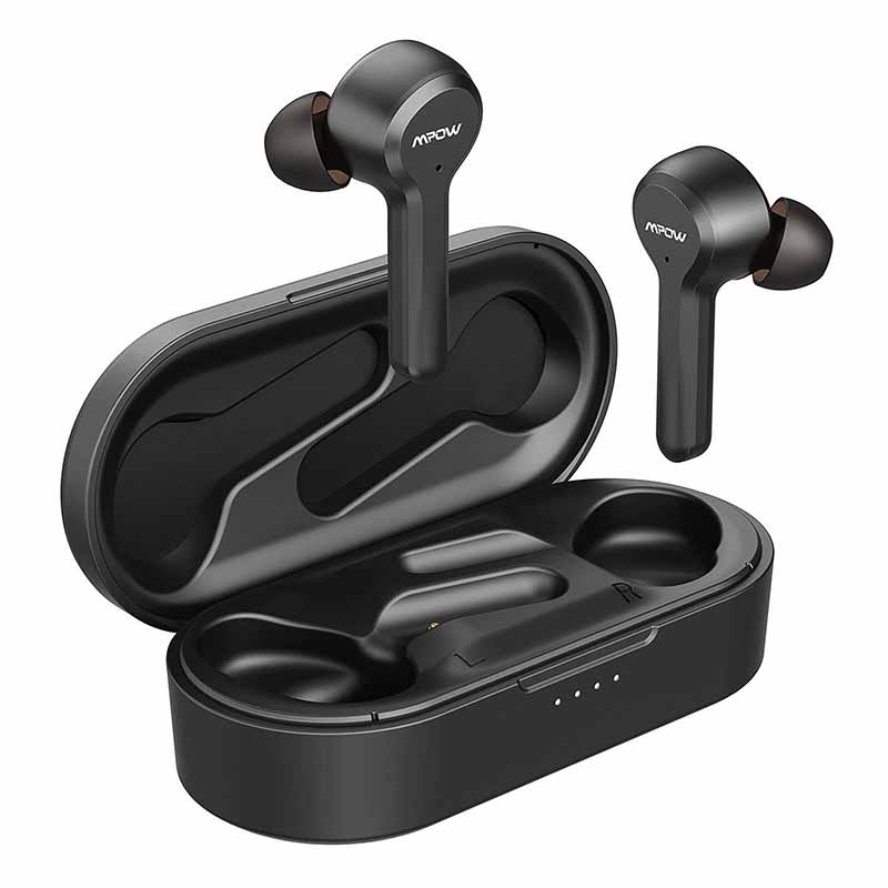 mpow m9 wireless earbuds 4mic noise cancelling bluetooth 50 earphones 2